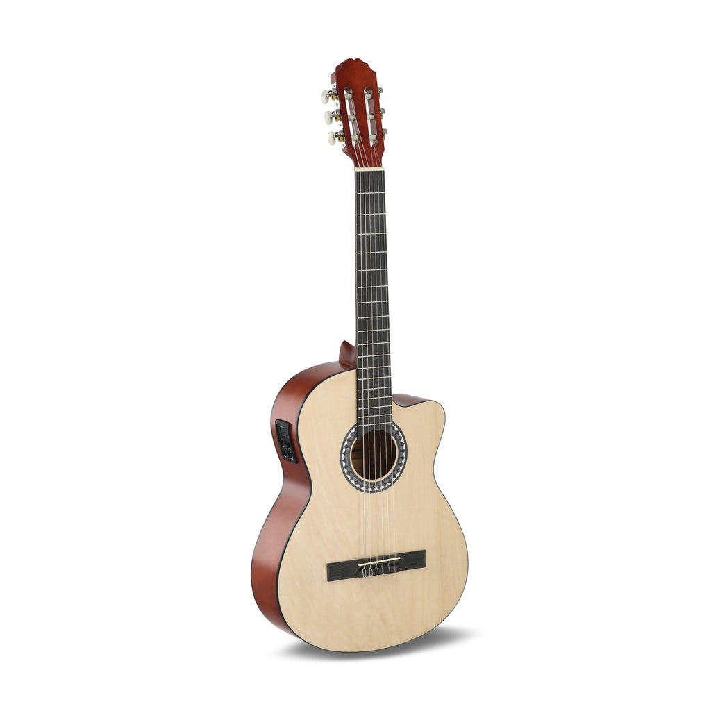 GEWA Music Chitarra Classica Elettroacustica Cutaway Natural