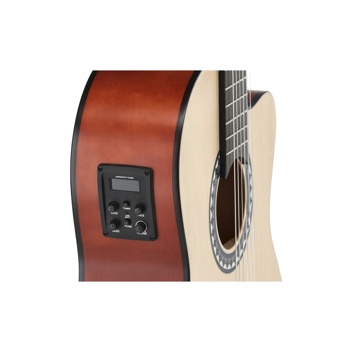 GEWA Music Chitarra Classica Elettroacustica Cutaway Natural