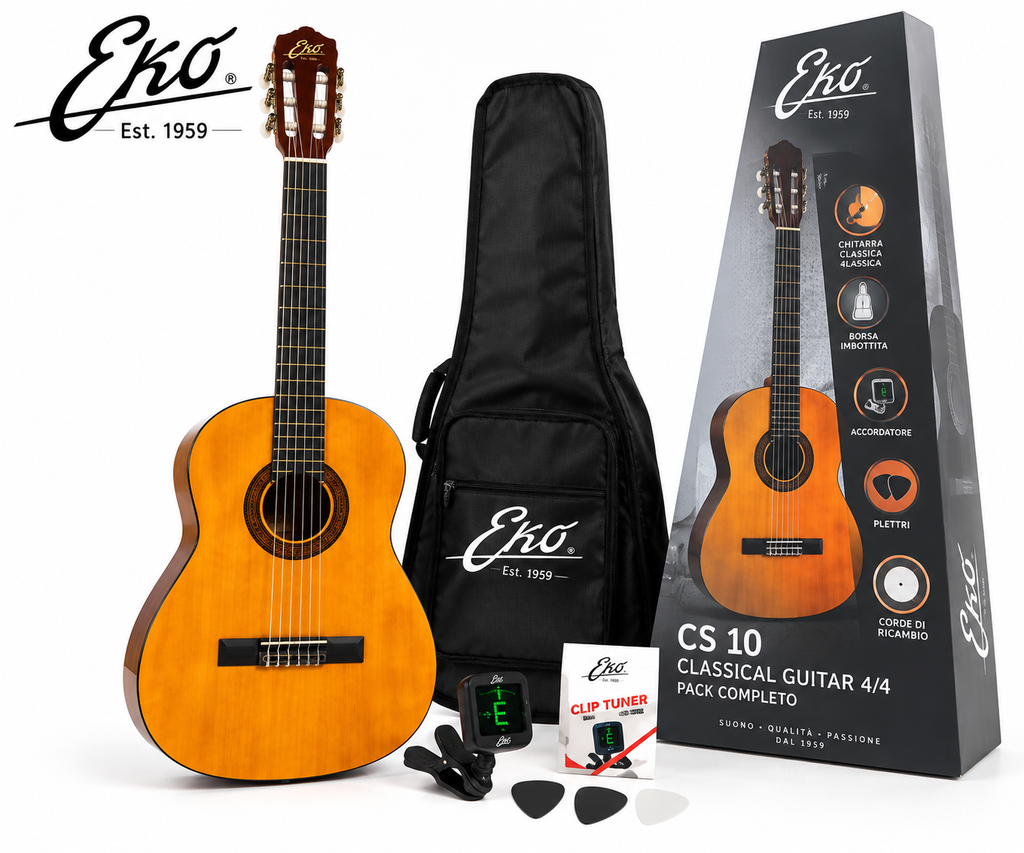 EKO CS-10 Pack – Kit Chitarra Classica 4/4